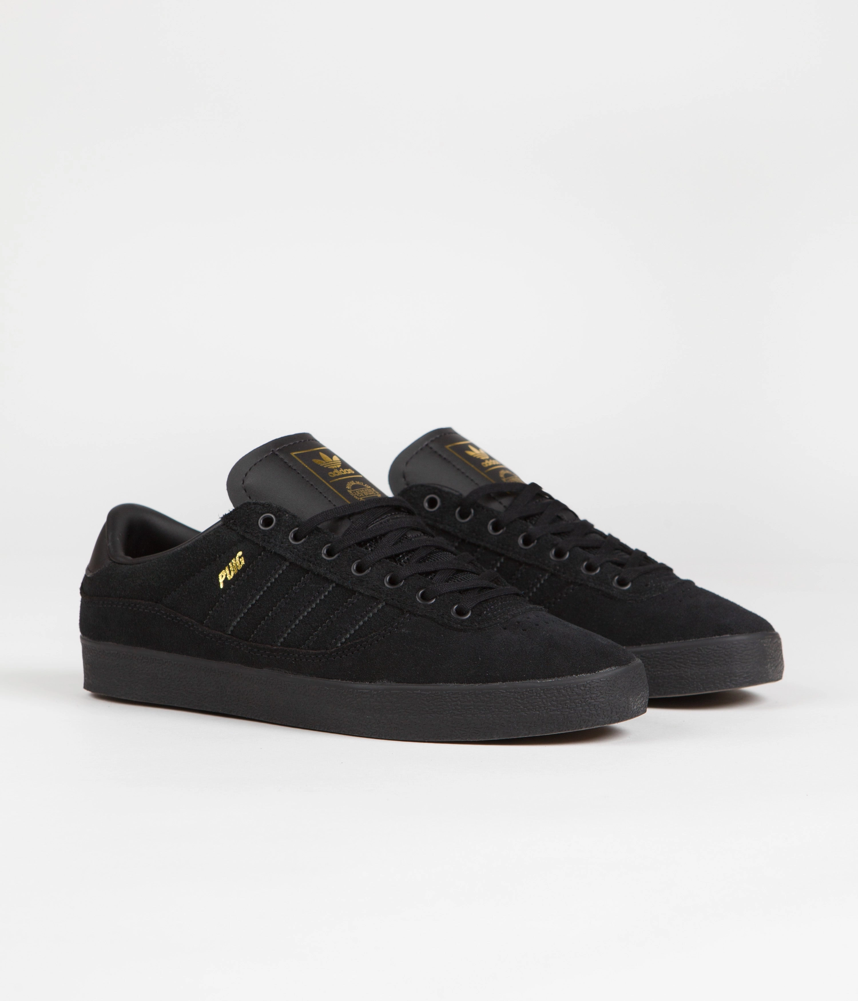 Adidas Stripes Shoes Adidas Puig Indoor Shoes - Core Black / Core Black / Gum5