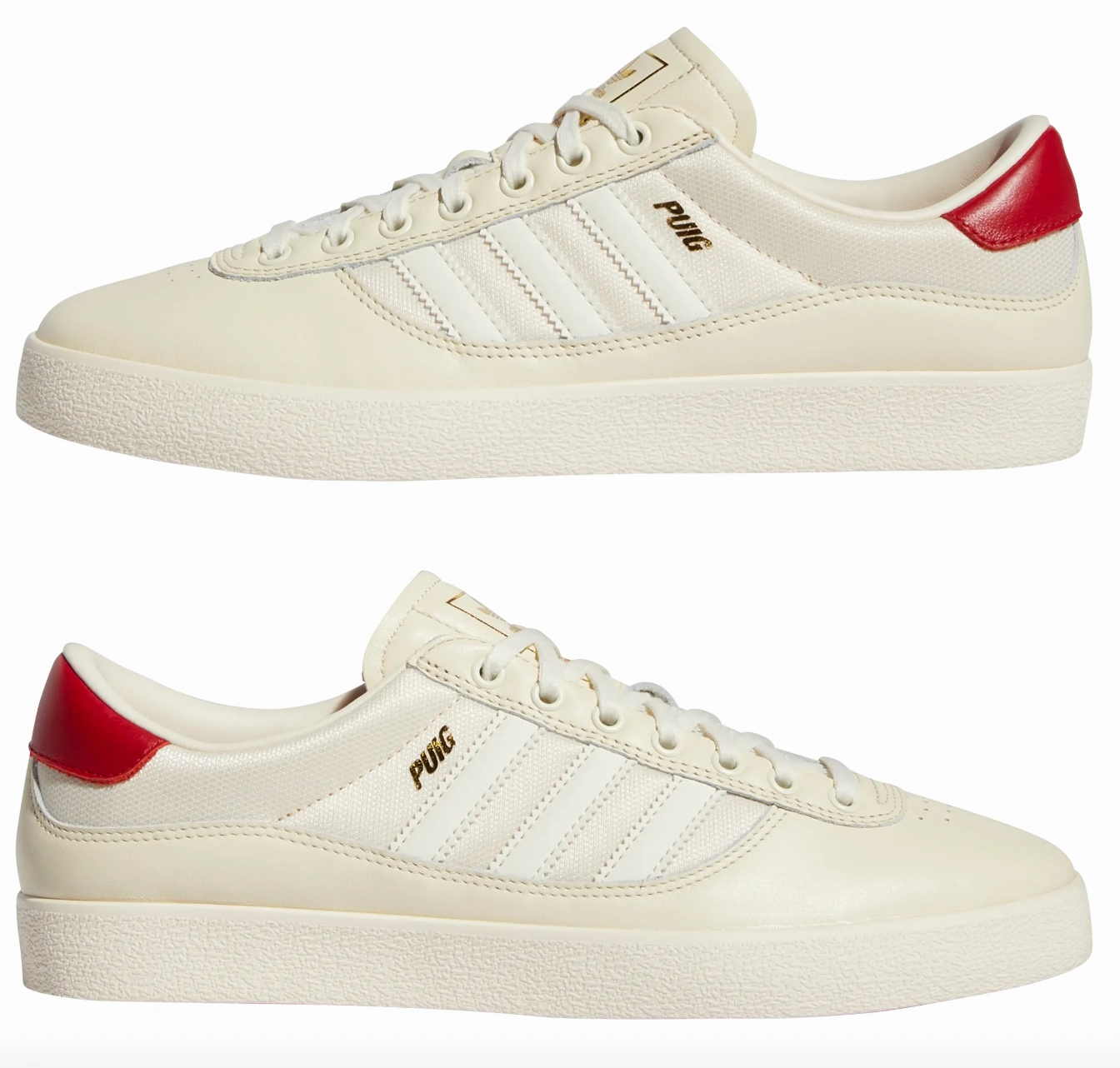 Banned Adidas Running Shoes ADIDAS PUIG INDOOR WHITE / CREAM WHITE / SCARLET