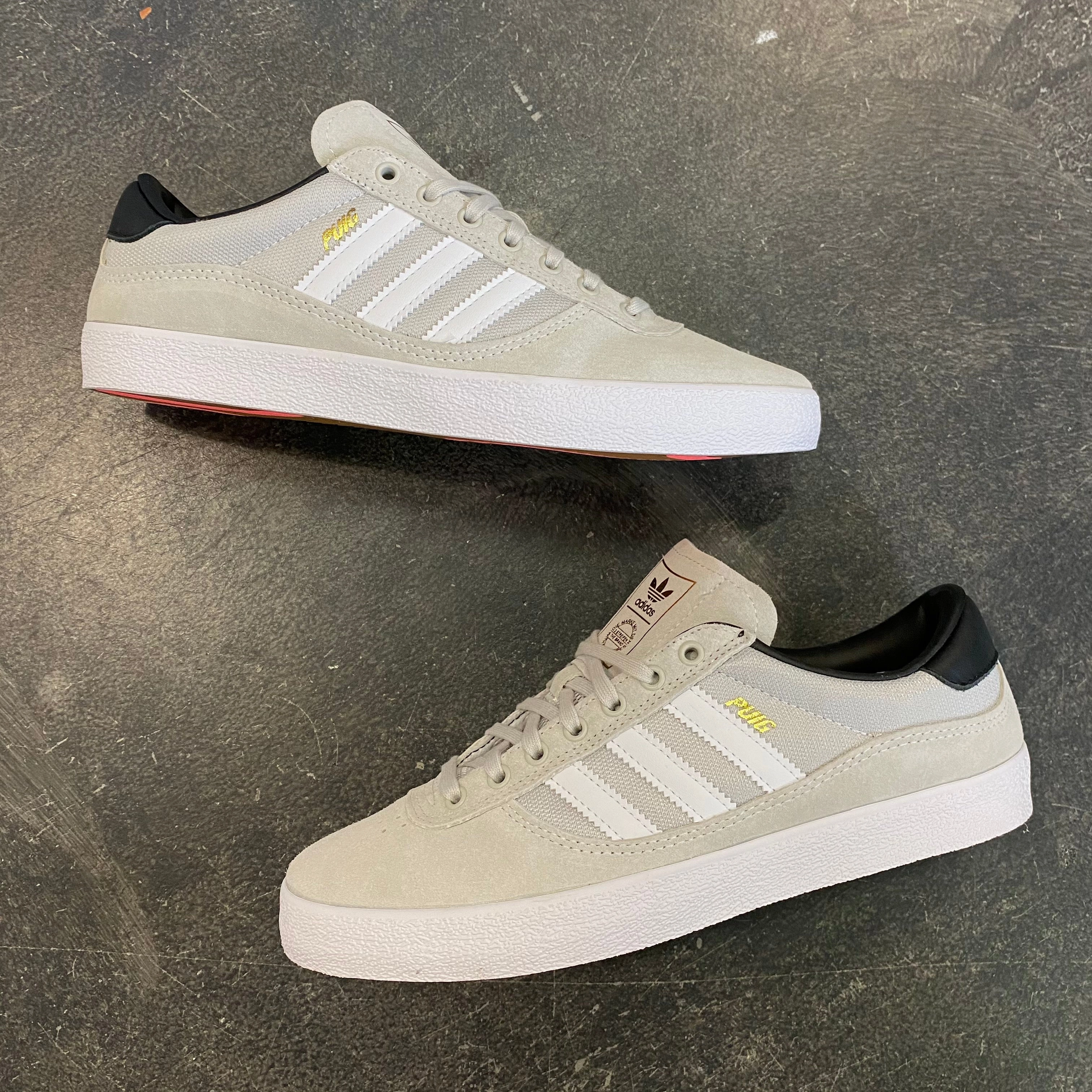Adidas Puig Indoor White/Grey Best Adidas Pickleball Shoes