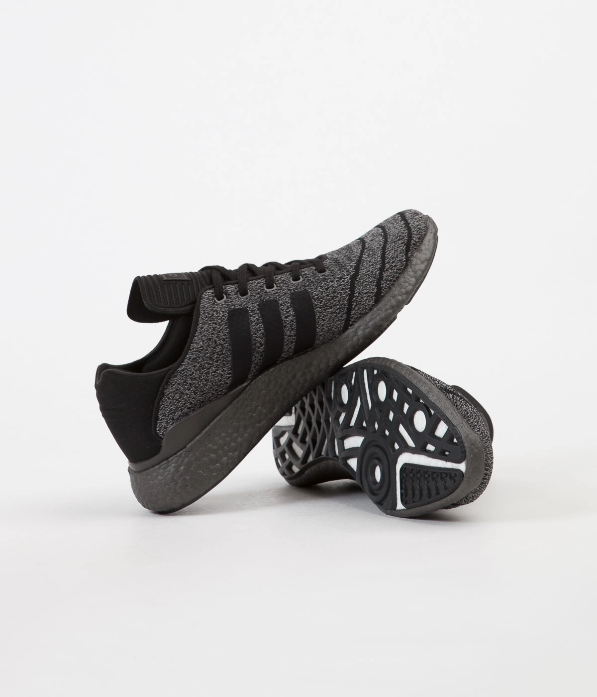 Adidas Mid Top Basketball Shoes Adidas Pure Boost PK Shoes - Solid Grey / Core Black / Trace Grey Metallic