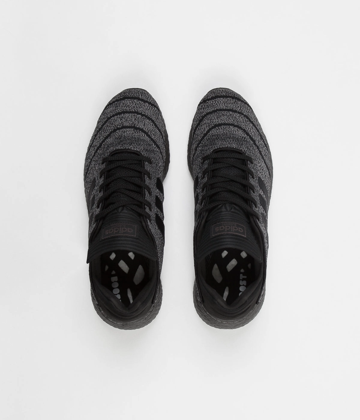 Adidas Pure Boost PK Shoes - Solid Grey / Core Black / Trace Grey Metallic Adida Samba Shoes