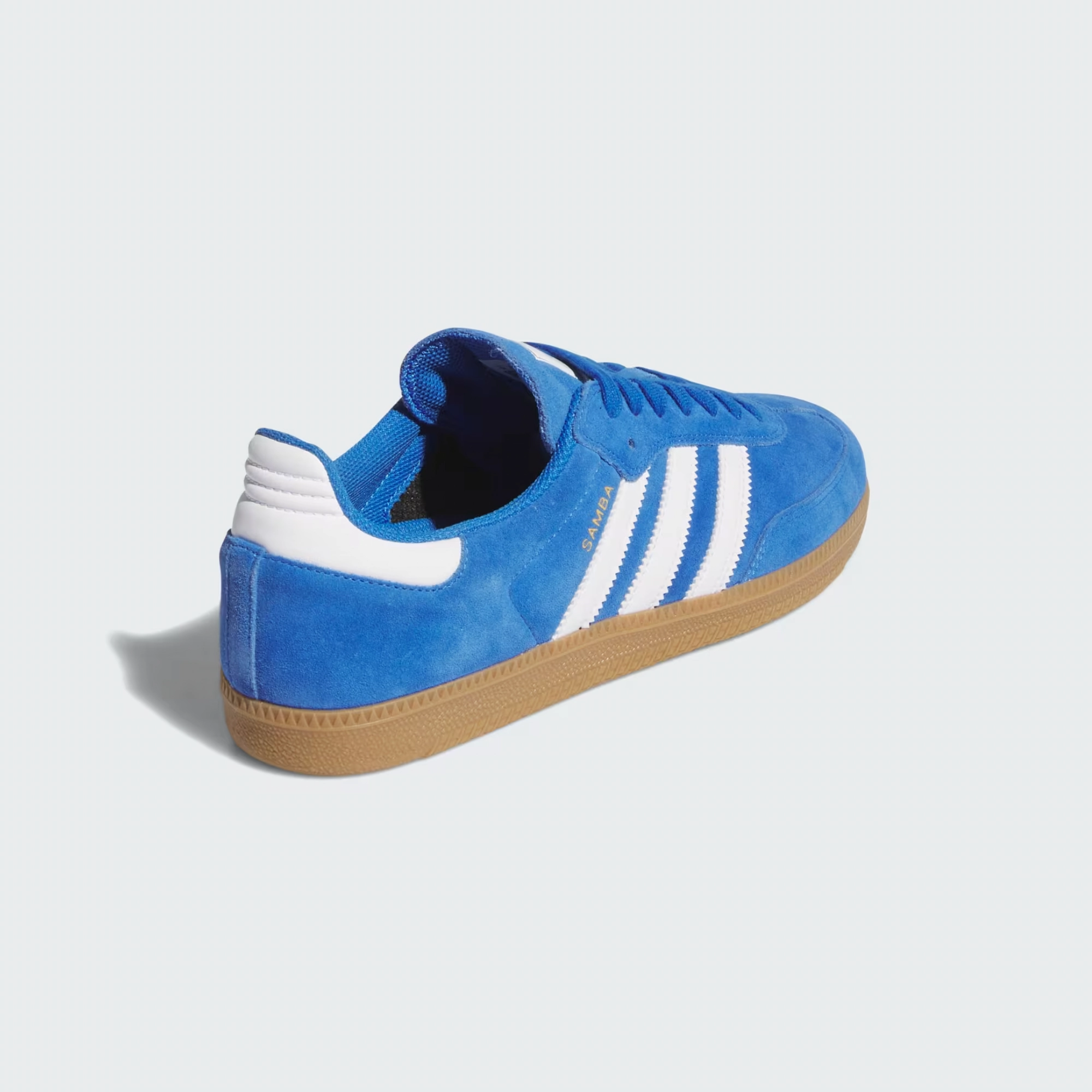 ADIDAS SAMBA ADV BLUE BIRD / CLOUD WHITE / GOLD METALLIC Adidas Grinch Shoes