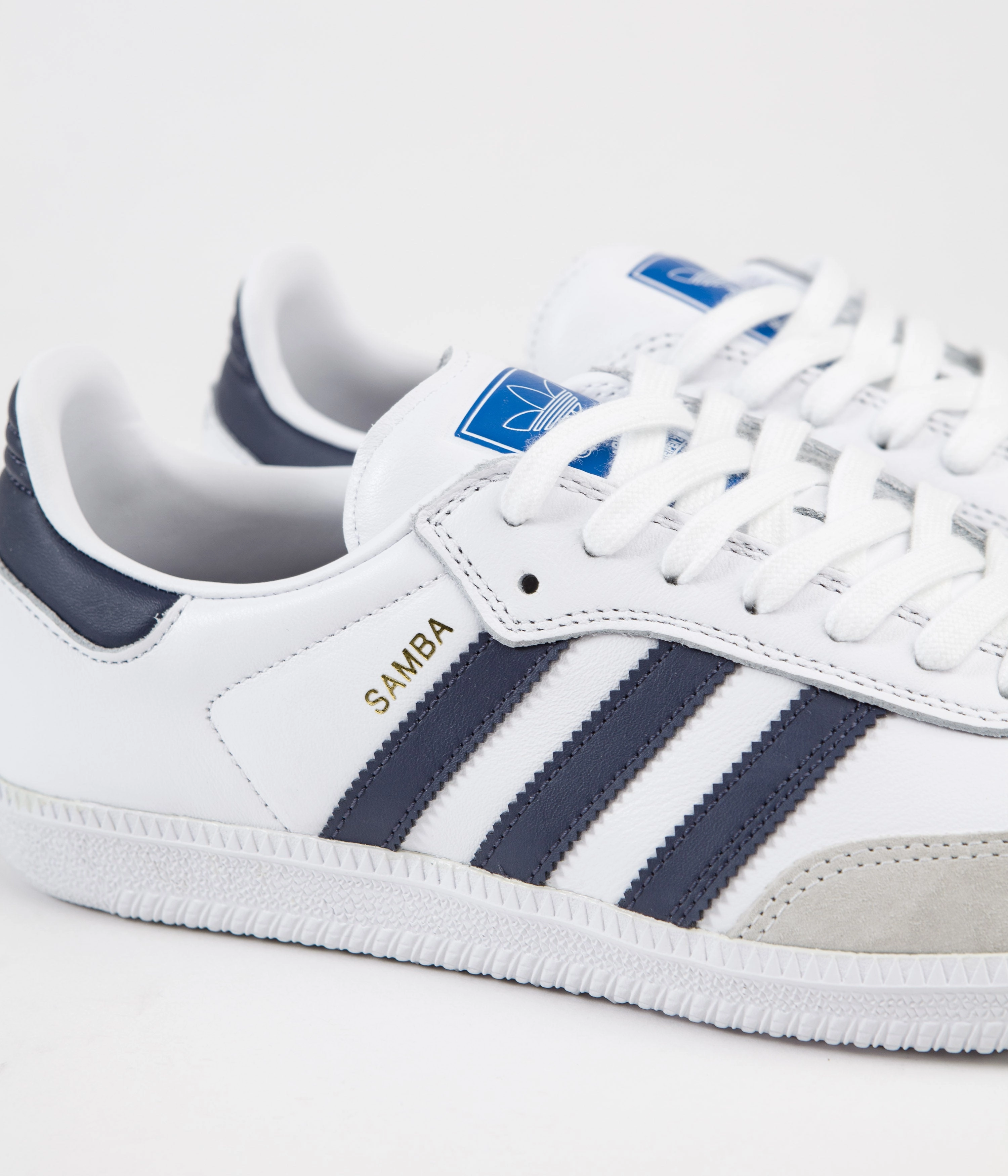 Adidas Samba Adv Shoes - FTWR White / Shadow Navy / FTWR White Adidas Shoes With Charms