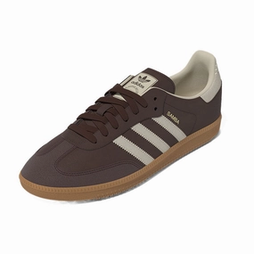 adidas SAMBA OG   OG - Brown/Putty Grey/Gold Metallic //ID1481 Adidas Gamecourt Tennis Shoes