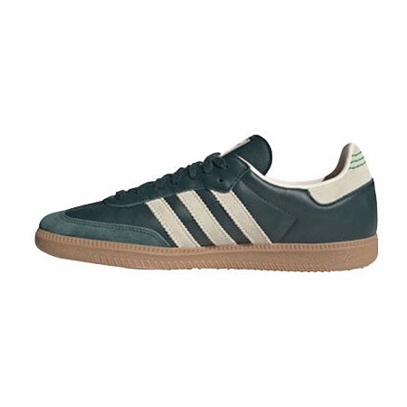 Adidas Originals Samba Og Le Casual Shoes adidas SAMBA OG   OG - Shadow Green/Cream White/Gold Metallic //ID1483