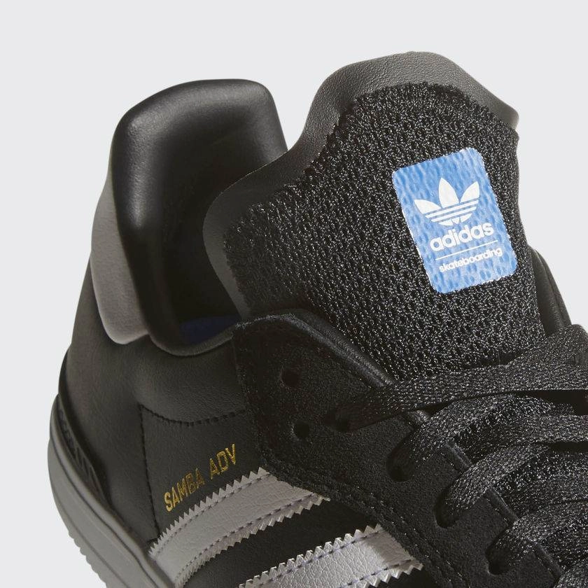 ADIDAS SKATEBOARDING SAMBA ADV BLACK / WHITE Adidas Terrex Jawpaw Shoes