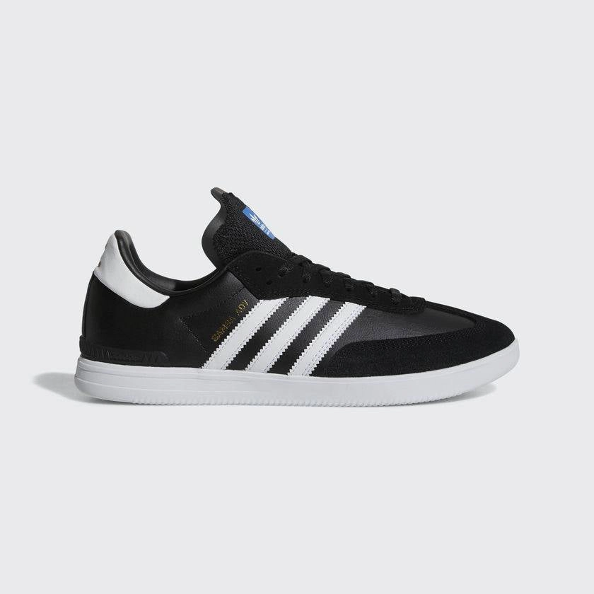 ADIDAS SKATEBOARDING SAMBA ADV BLACK / WHITE Adidas Gold Soccer Shoes