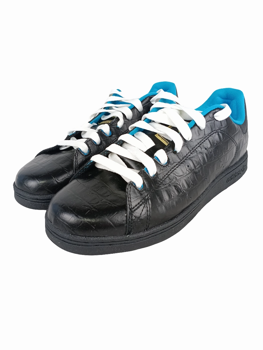 Adidas Stan Stan Smith Skate BLACK/TURQU/RWHITE 946027 US Mens Size 8.5 Shoes Adidas Shoes Women