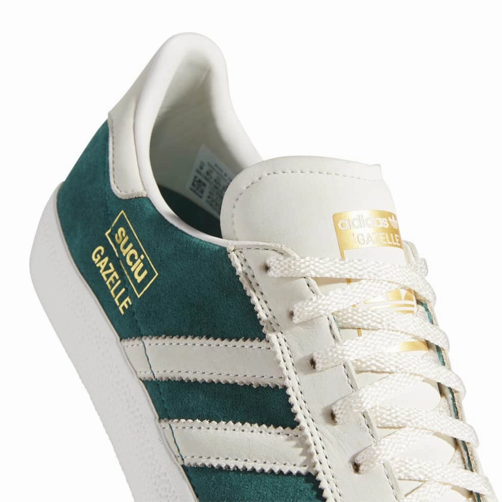 Pacsun Shoes Adidas ADIDAS SUCIU GAZELLE ADV GREEN / WHITE