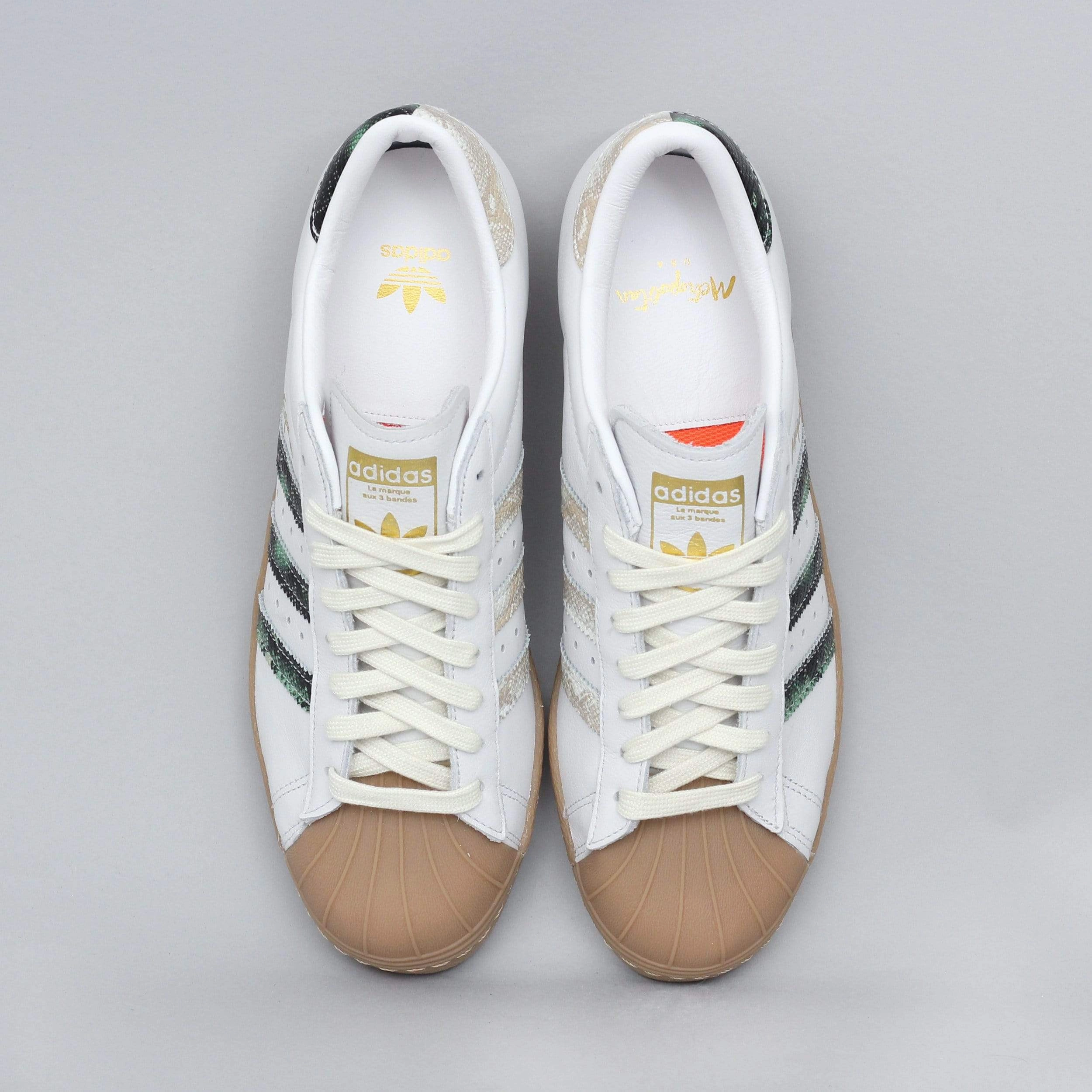 Adidas Race Shoe adidas Superstar 80s x Metropolitan Shoes Crystal White / Collegiate Green / Gum