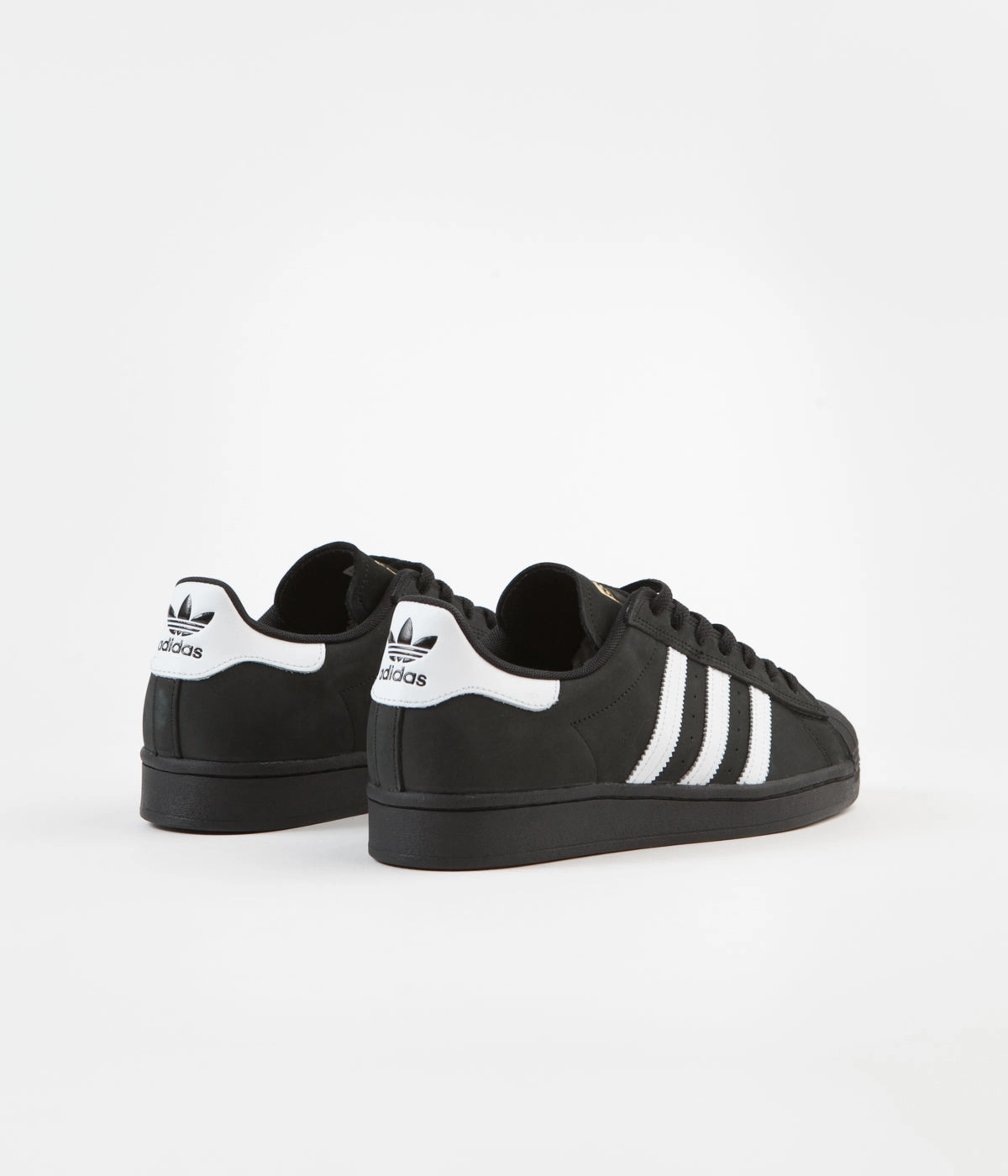 Adidas Superstar ADV Shoes - Core Black / White / Gold Metallic Lavender Adidas Shoes