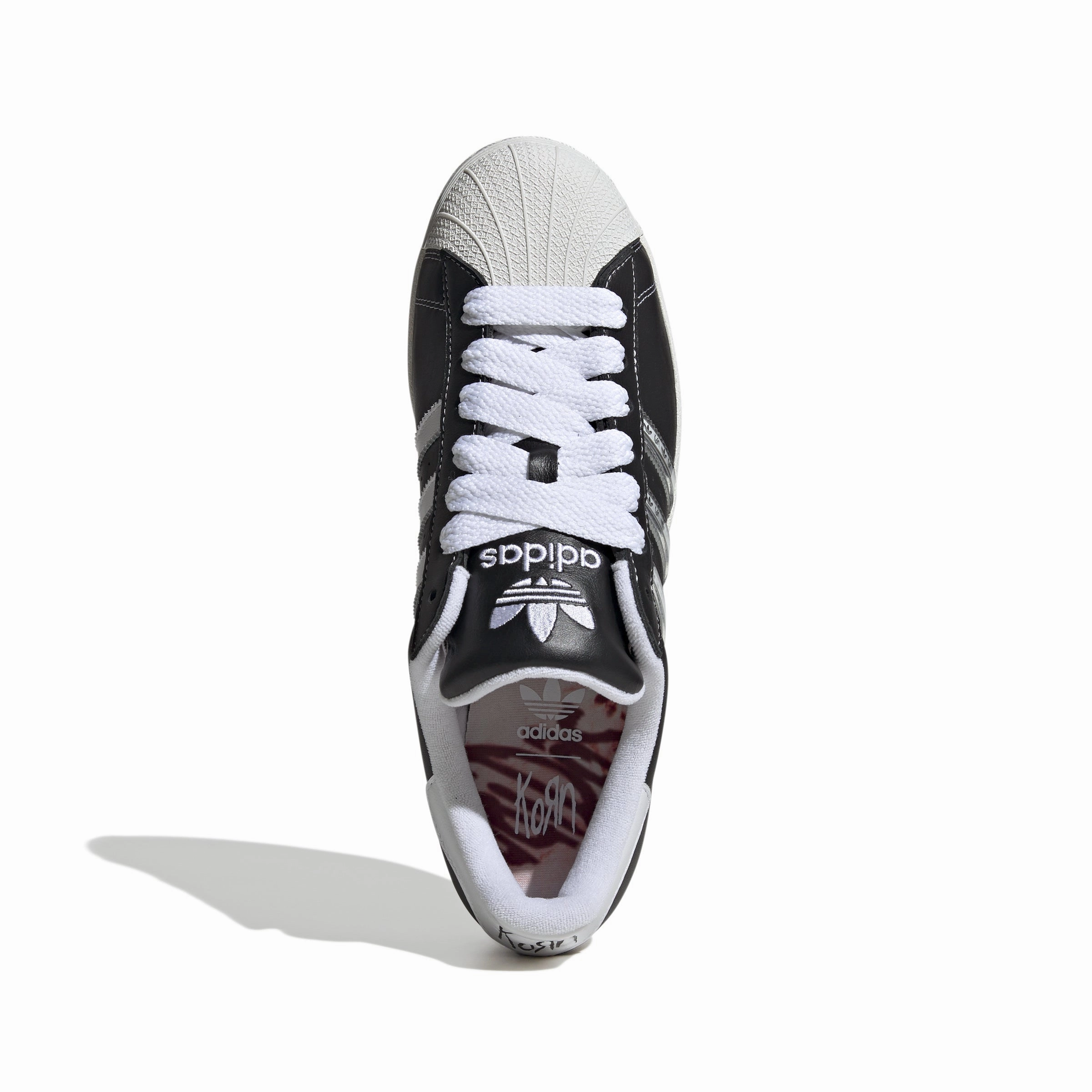 Adidas Shoes Slim Adidas Superstar KoRn Shoes-Core Black / Transl / Better Scarlet