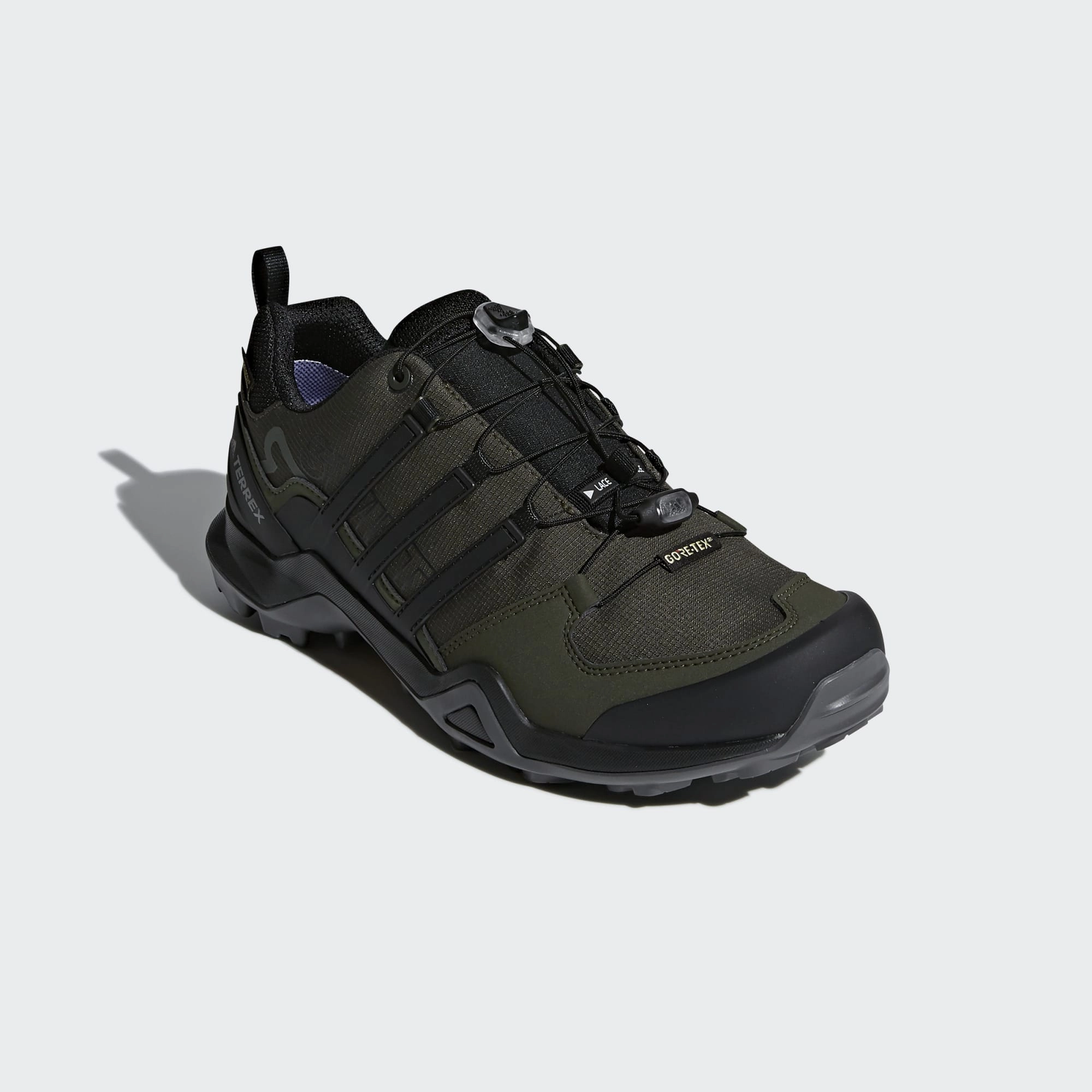 adidas Terrex Men's Swift R2 Gore-Tex Hiking Shoe Neon Adidas Shoes