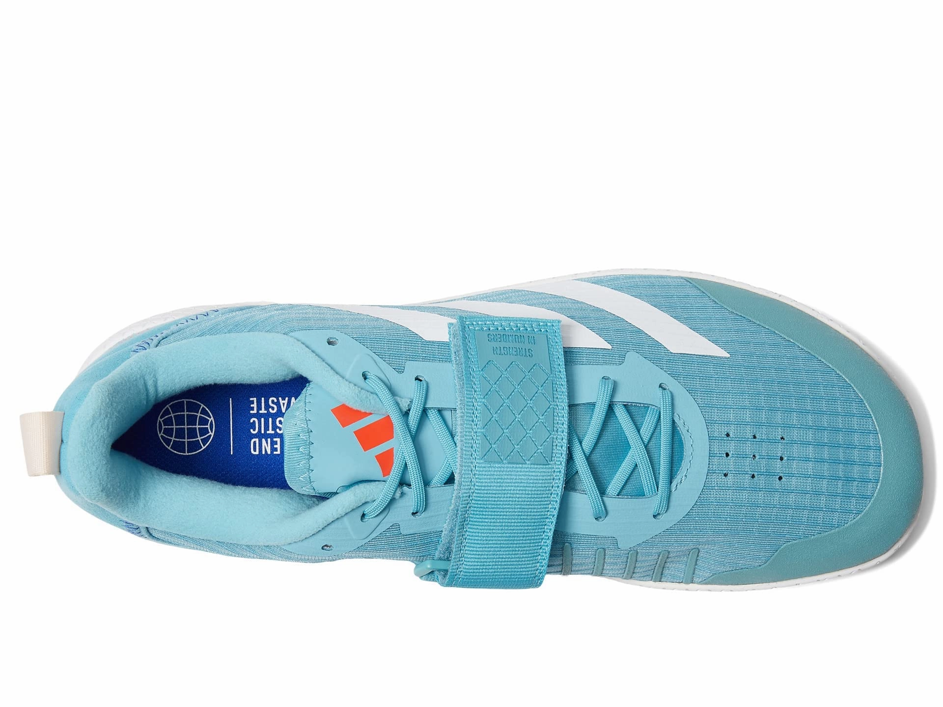 adidas The Total Preloved Blue/White/Lucid Blue Men's 10, Women's 11 Medium Adidas Stripes Shoes