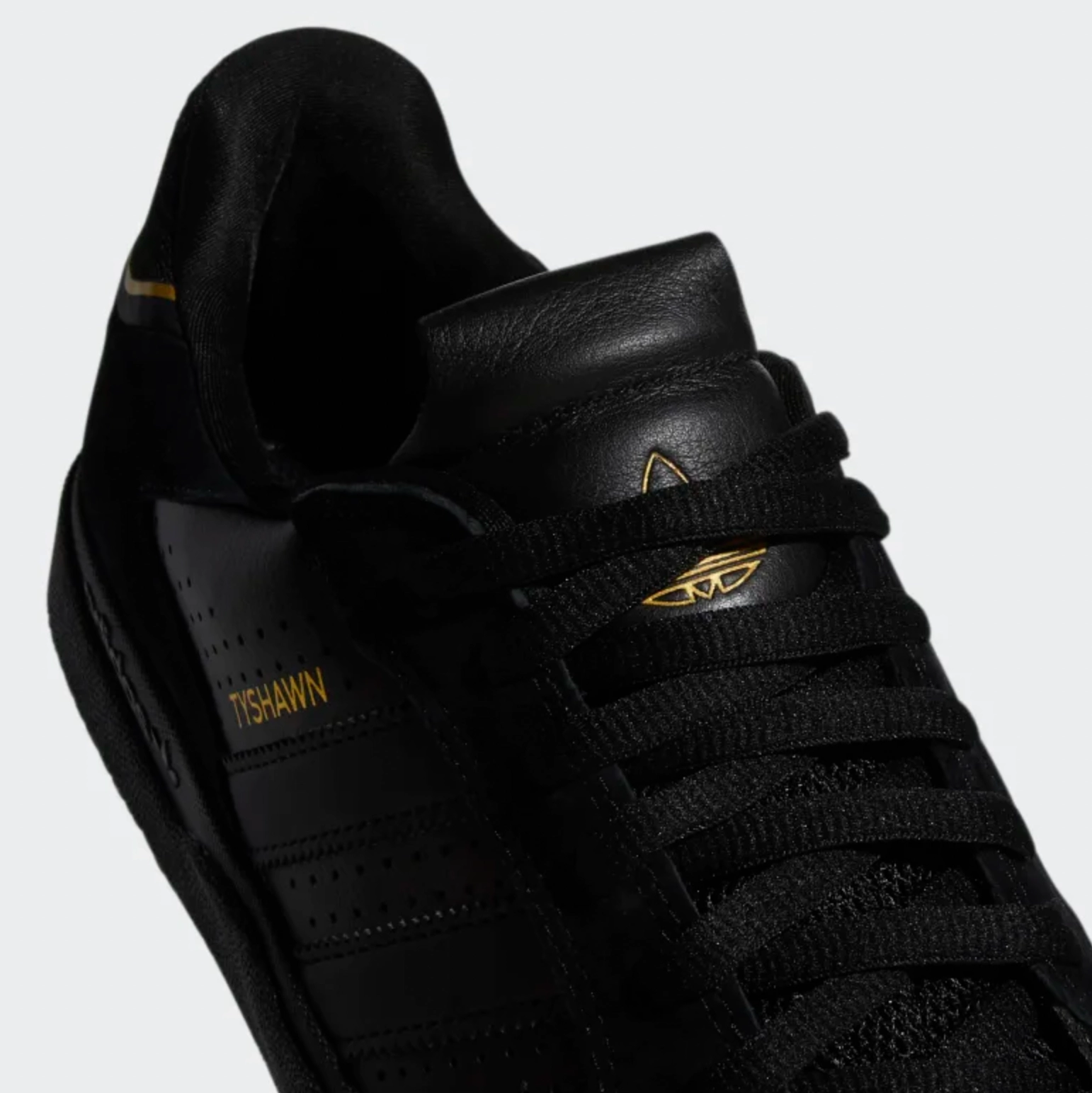 ADIDAS TYSHAWN LOW BLACK / BLACK / GOLD Adidas Running Shoes Clearance