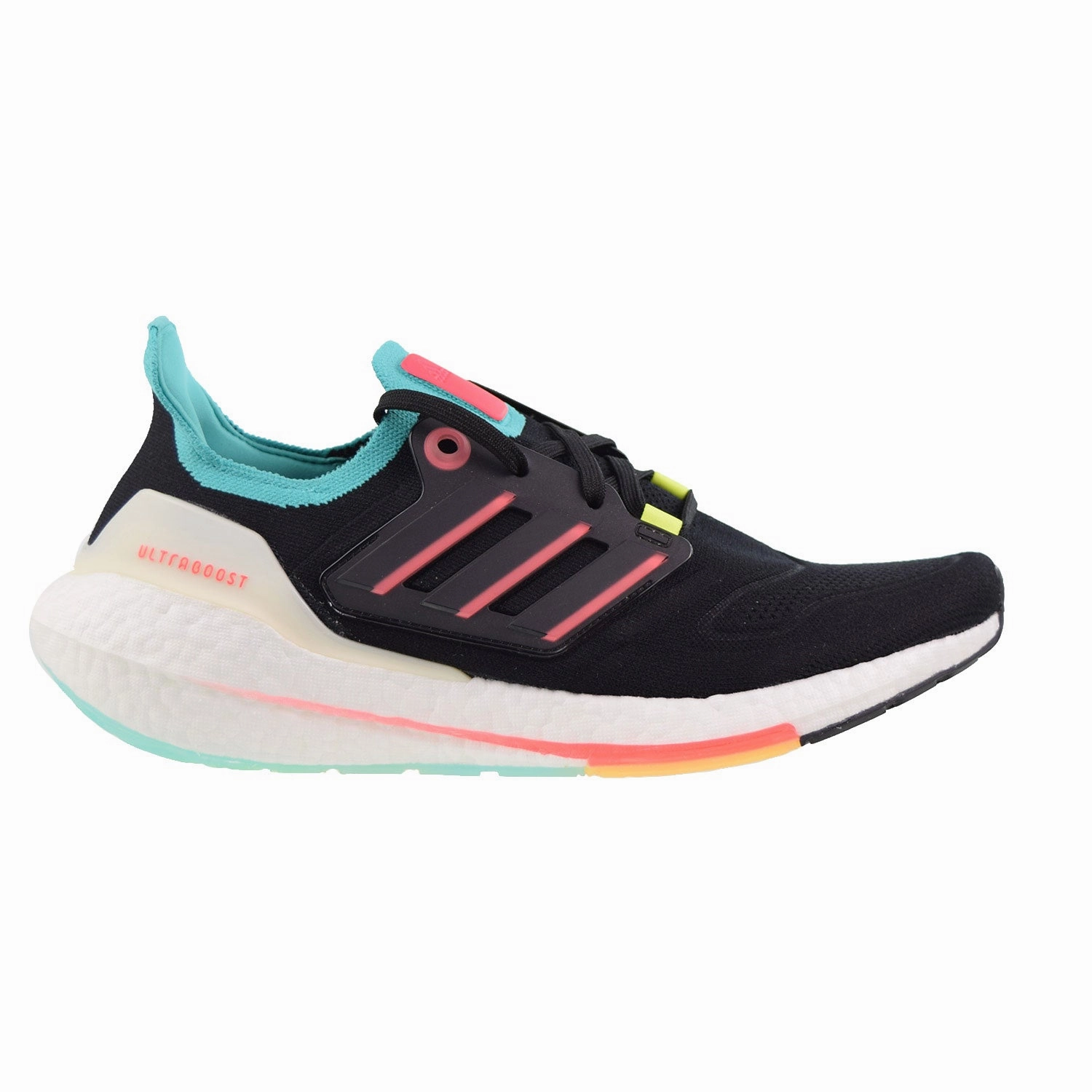 Adidas Ultra Boost 22 Men's Shoes Black-Turbo Mint Rust Adidas Best Soccer Shoes