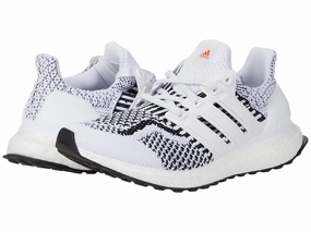 adidas Ultraboost 5.0 DNA (Big Kid) White/White/Black 6.5 Big Kid M Adidas 80s Tennis Shoes