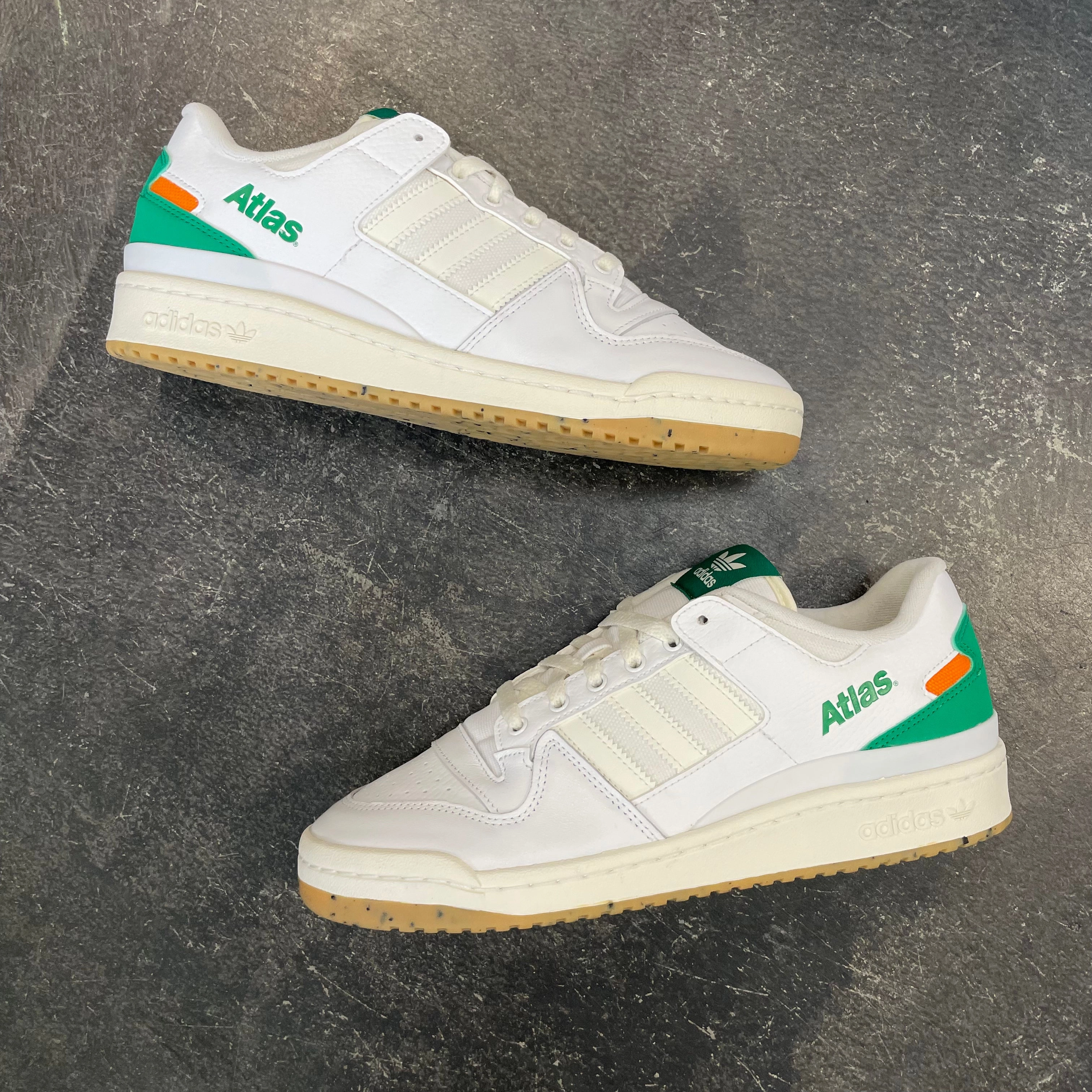 Adidas X Atlas Forum ADV White/White/Green SALE Adidas New Collection Shoes