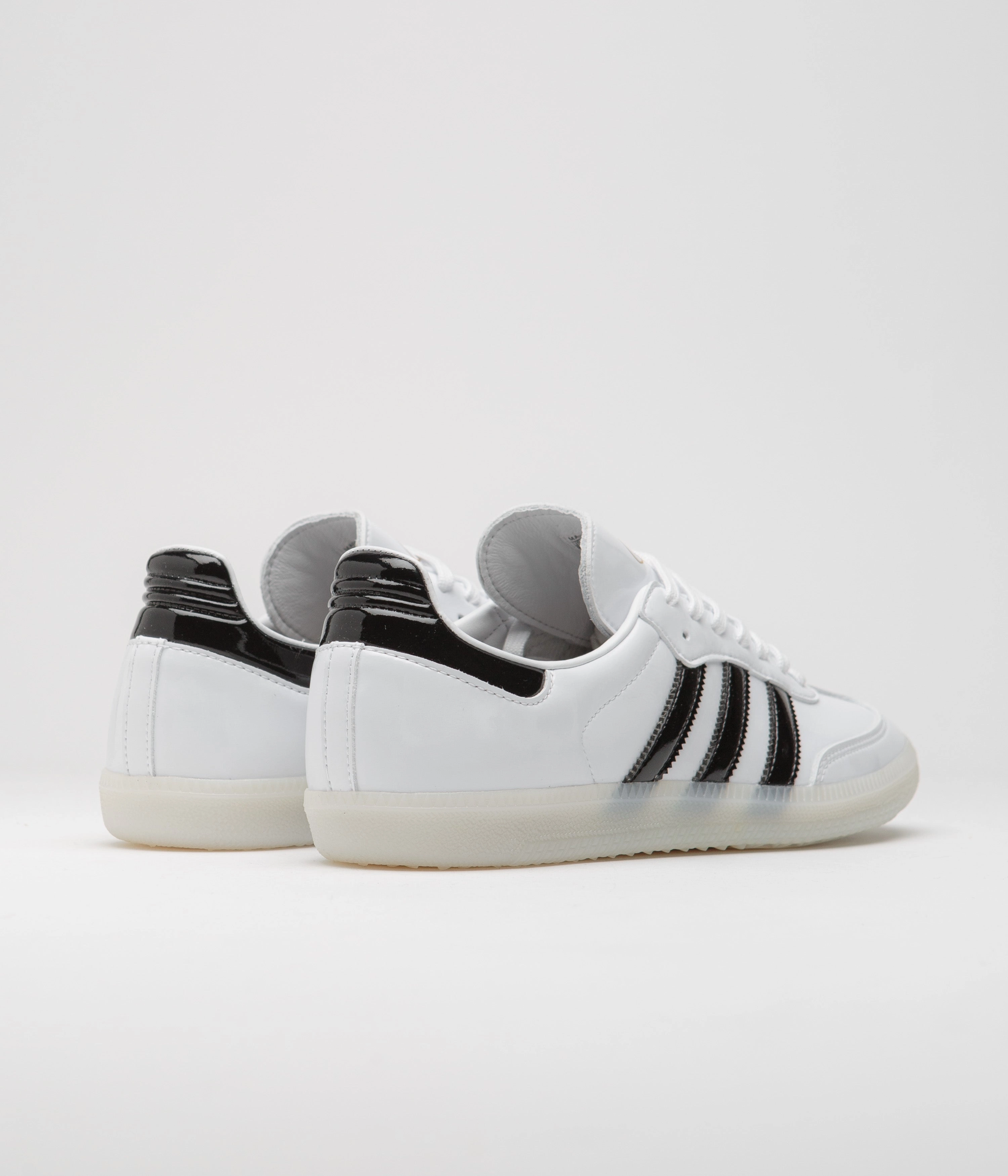 Adidas x Dill Samba Patent Shoes - FTWR White / Core Black / Gold Metallic Adidas Combat Speed Wrestling Shoes