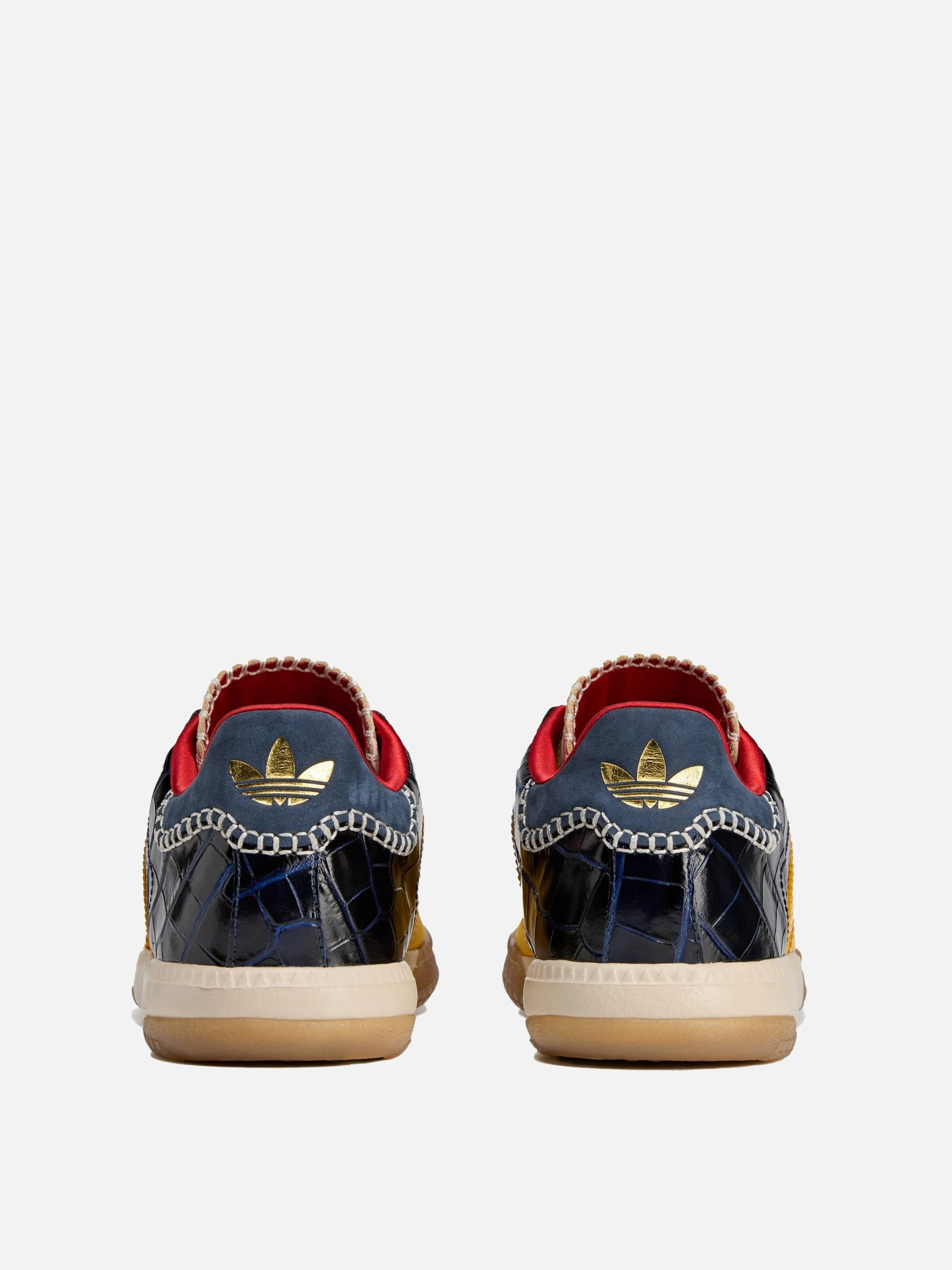Adidas Nmd Tennis Shoes Adidas x Wales Bonner Samba Suede - St Fade Gold/St Fade Gold/Collegiate Navy