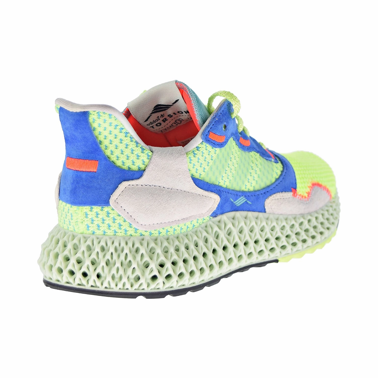 Adidas ZX 4000 4D Men's Shoes Hi-Res Yellow-Linen Green-Easy Mint Ladies Adidas Shoes