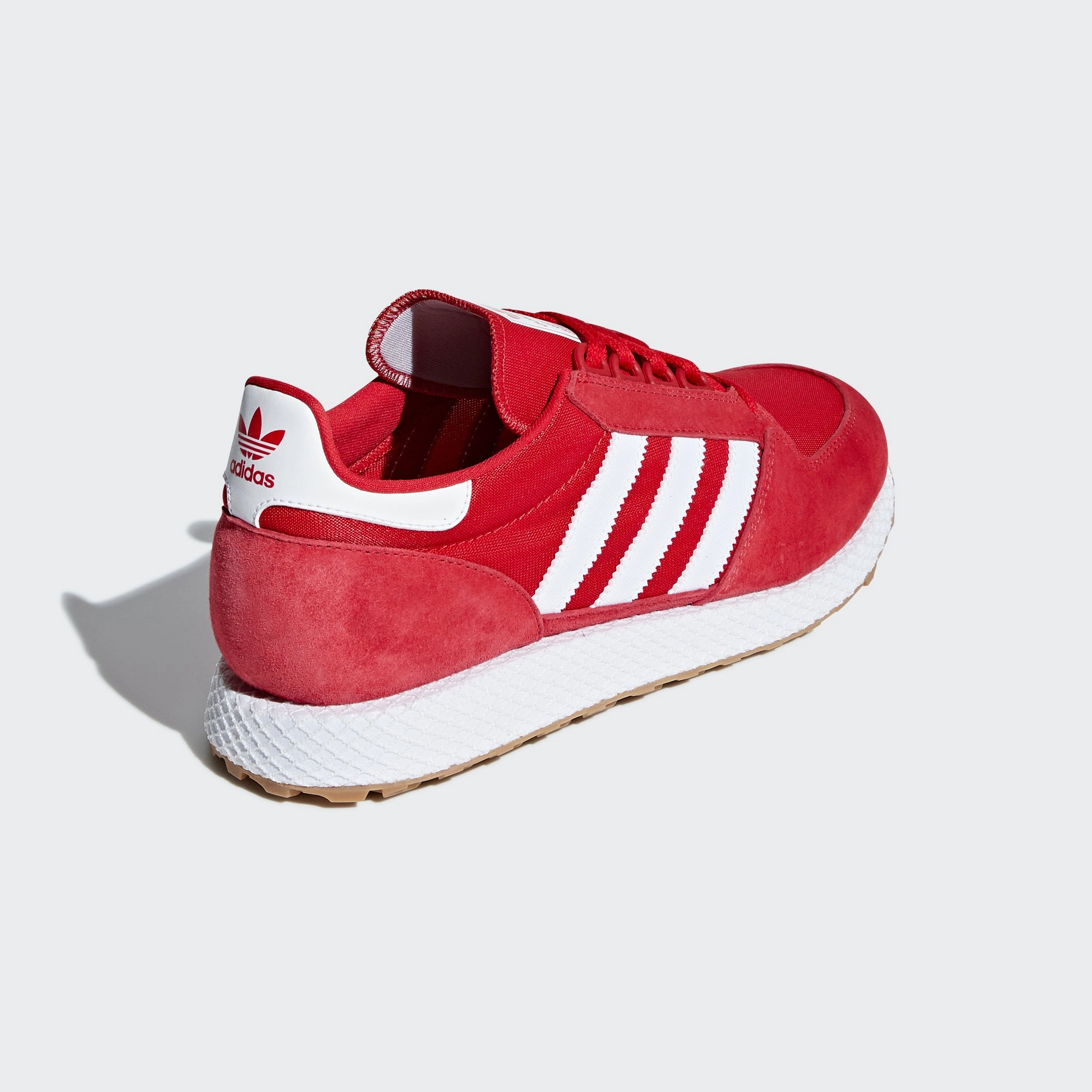 Men's adidas Originals Forest Grove Shoes Scarlet Red Adidas Originals Dragon Ball Z Shoes