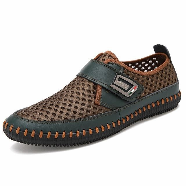 Casual Shoes Italian Summer Breathable Mesh Comfortable Men's Casual Shoes