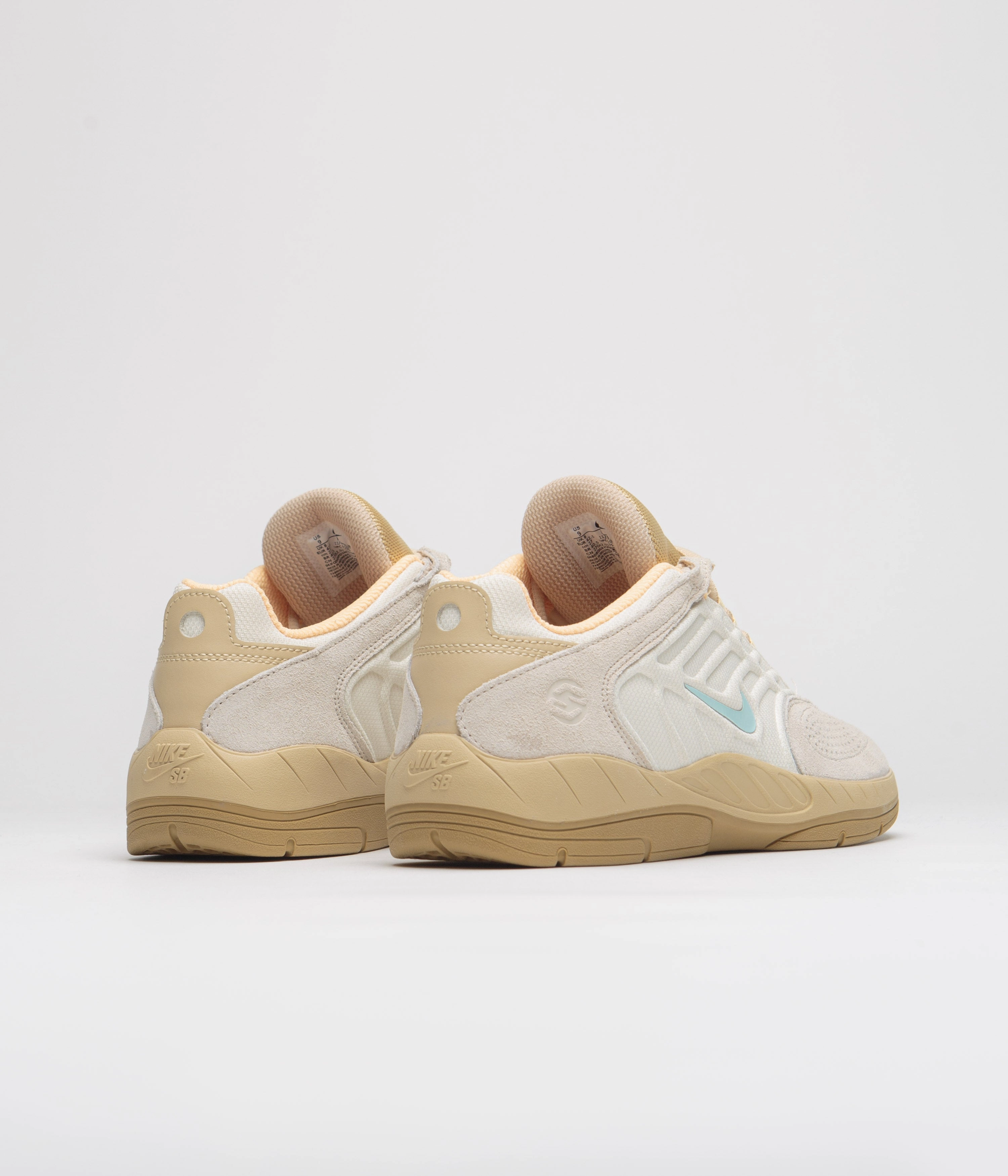 Asics X Wide Shoes Nike SB Vertebrae TE Shoes - Coconut Milk / Jade Ice - Sesame - Gold