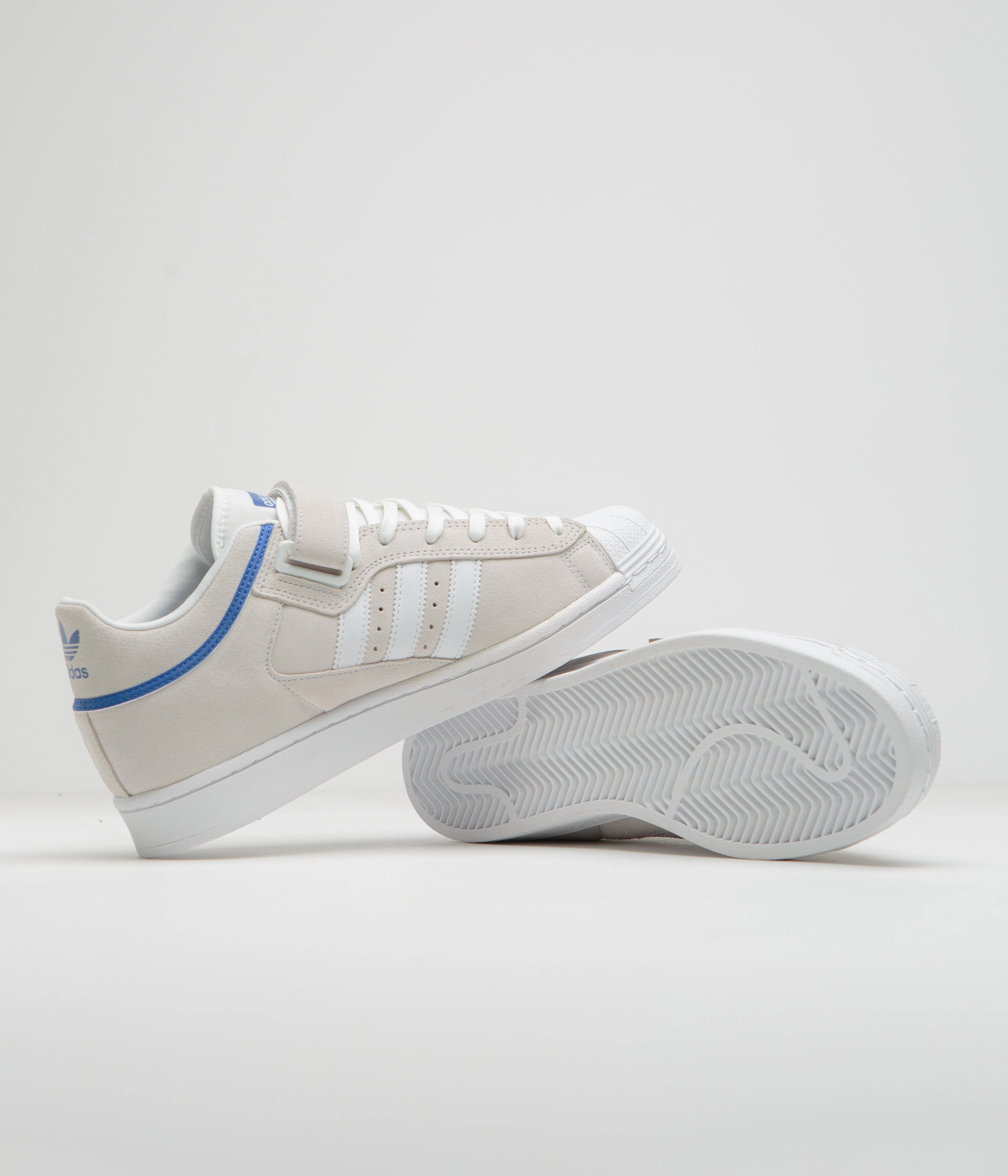 Adidas Pro Shell ADV Shoes - Crystal White / FTWR White / Team Royal Blue Adidas Tubular Shadow Shoes
