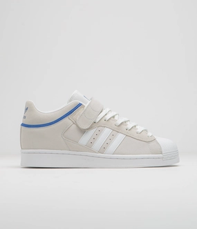 Adidas Kermit Shoes Adidas Pro Shell ADV Shoes - Crystal White / FTWR White / Team Royal Blue