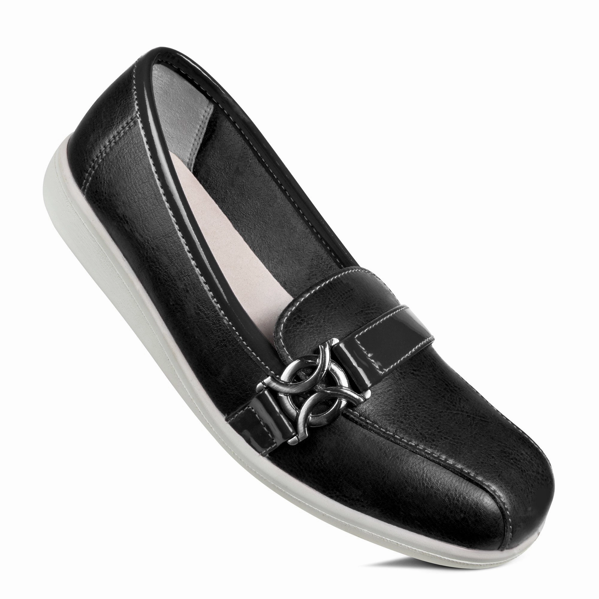Loafers In Jeans Aerosoft Sizigy Womens Comfortable Flat Loafers