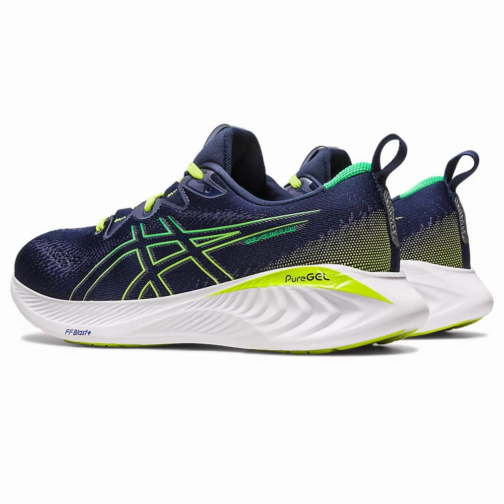 ASICS GEL-CUMULUS 25 (M) - MIDNIGHT/CILANTRO RUNNING SHOES Asics Fuzex Rush Running Shoe