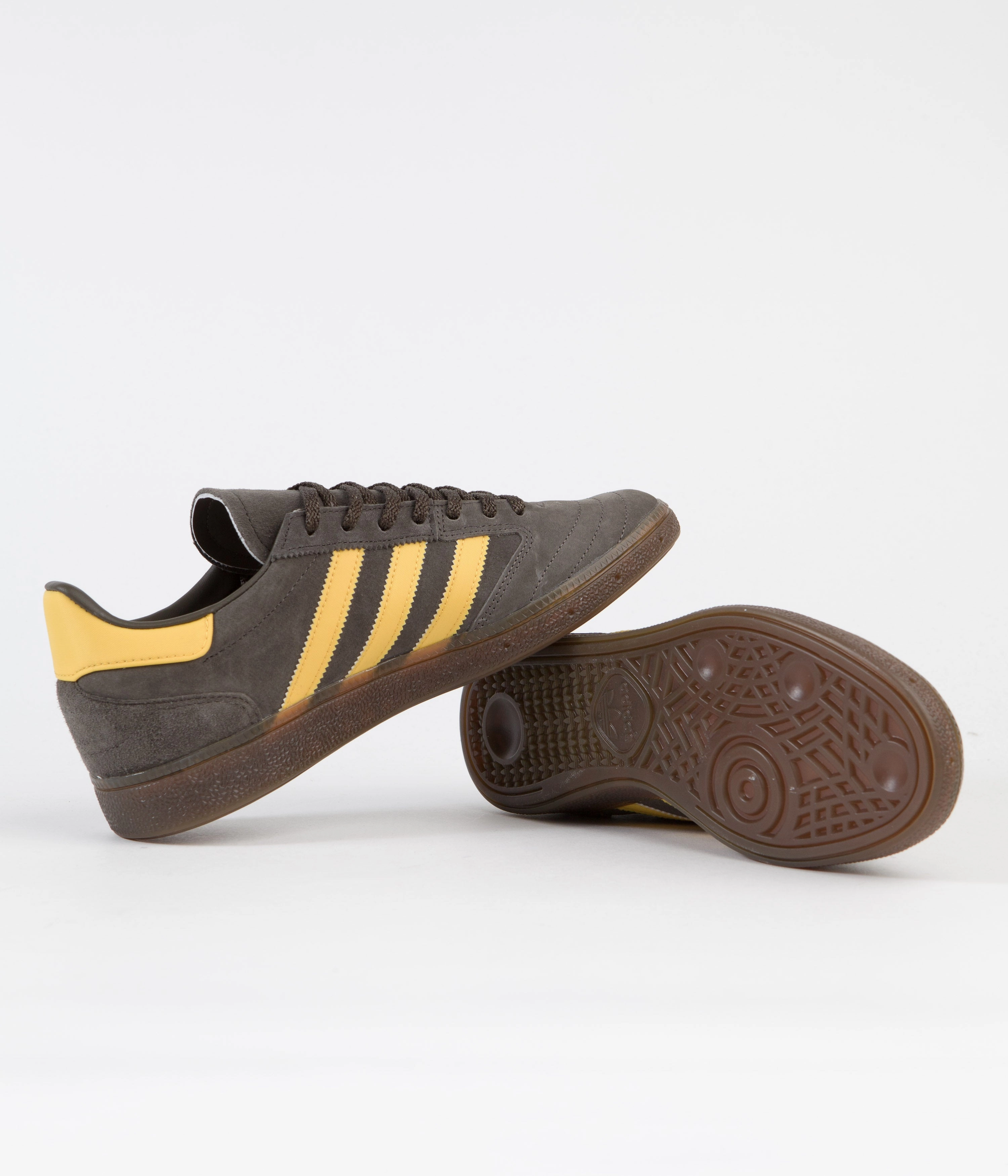 Adidas Busenitz Vintage Shoes - Shadow Olive / Bold Gold / Gum5 Adidas S2g 24 Leather Spikeless Golf Shoes