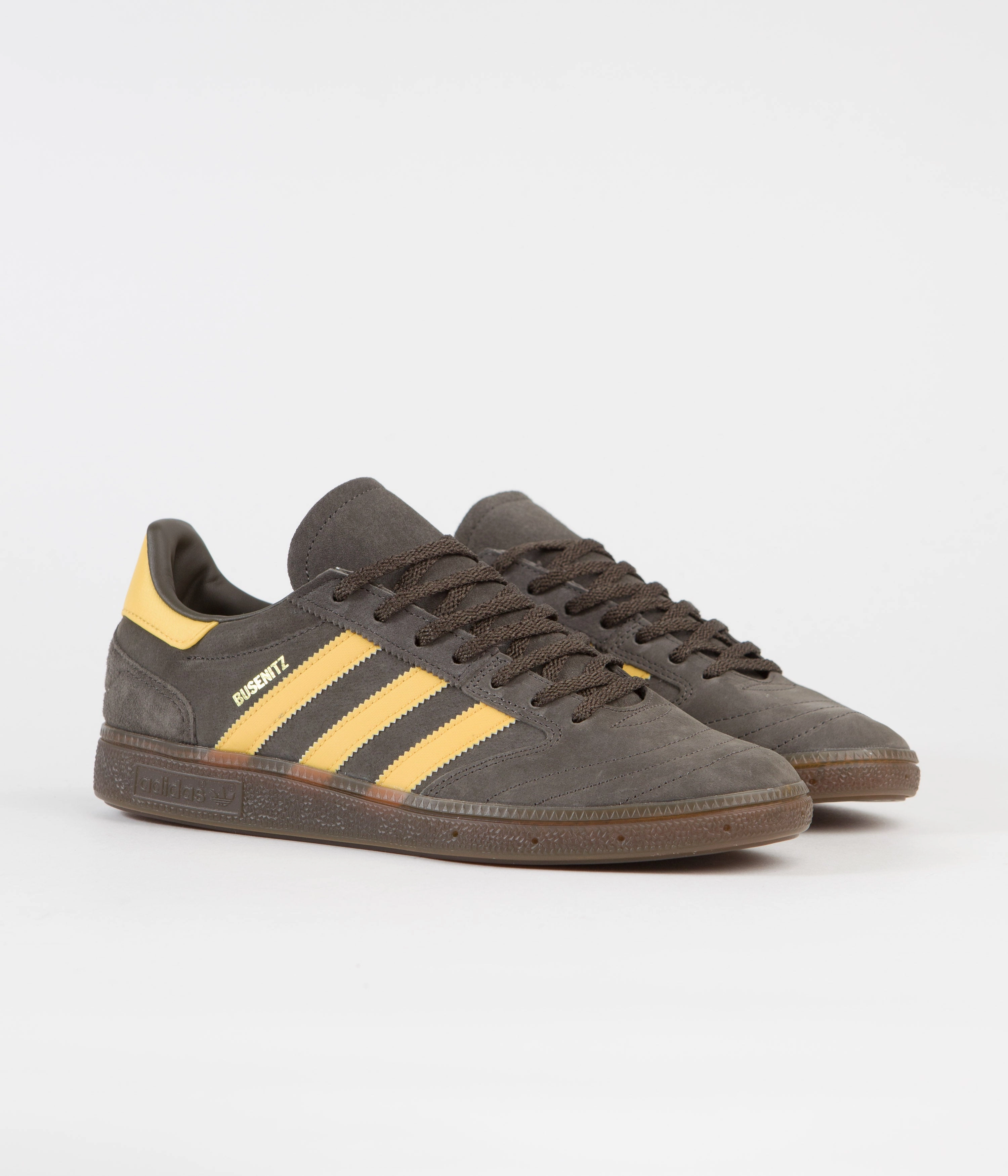 Adidas Busenitz Vintage Shoes - Shadow Olive / Bold Gold / Gum5 Comfy Adidas Shoes