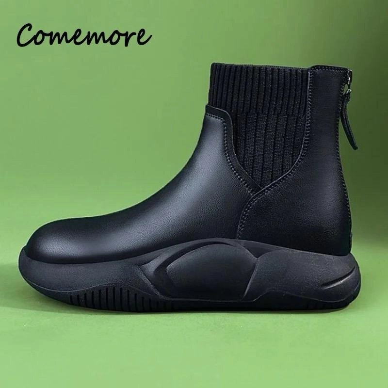Comemore Platform Flats Sports Chelsea Boots B43210 Running Shoes Shops Near Me