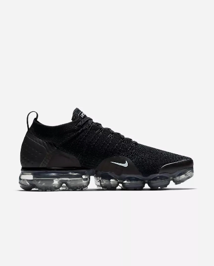 All Designer Sneakers Nike Air Vapormax Flyknit 2 Black Shoes Sneakers Men Sale Size US 7, 8, 8.5, 9, 10, 11