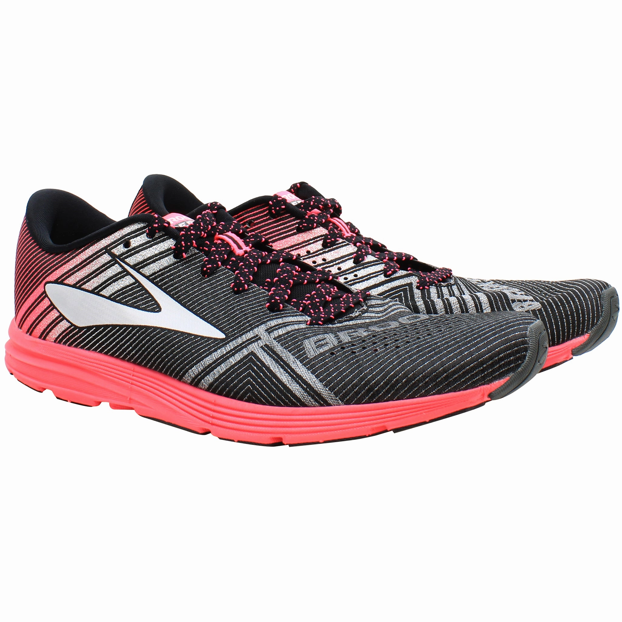 Brooks Hyperion Womens Black/Pink Running Shoes Run Swift 3 Road Running Shoes