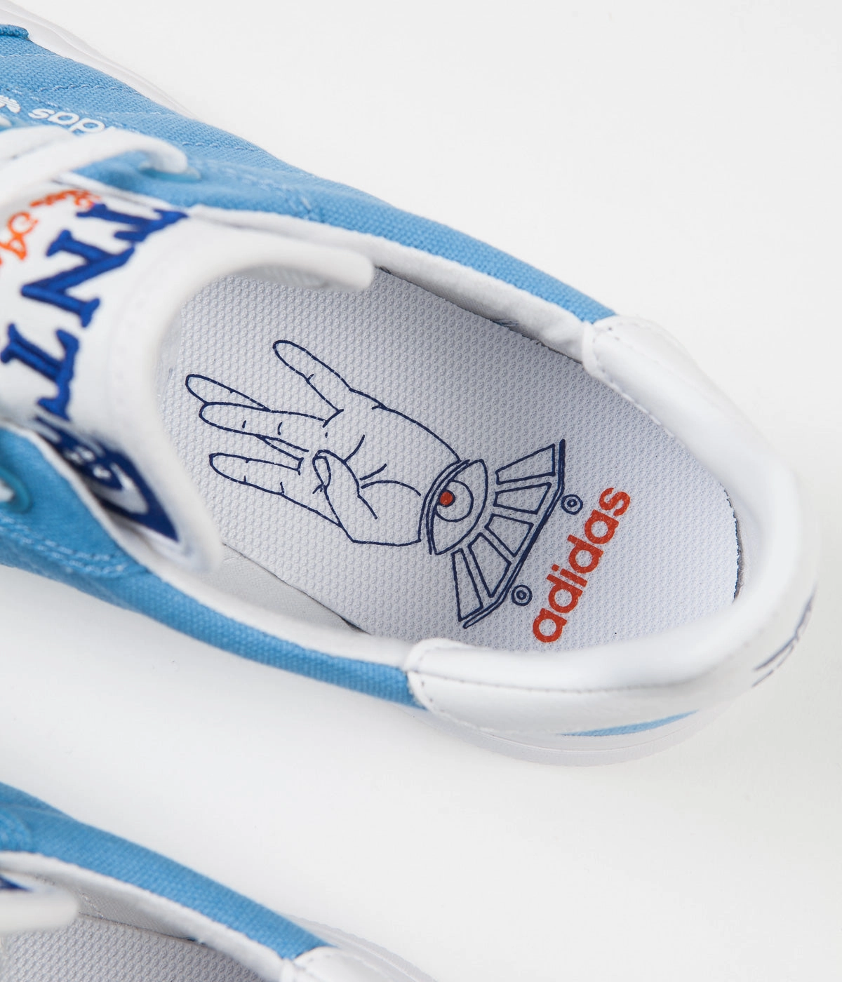 Size 15 Shoes Adidas Adidas 3MC x Truth Never Told Shoes - Light Blue / White / Royal