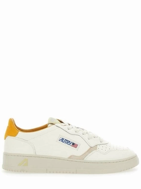 Sneakers Pokemon 'Medalist Low' White Low Sneakers With Logo Patch And Contrasting Heel Pad In Leather Man