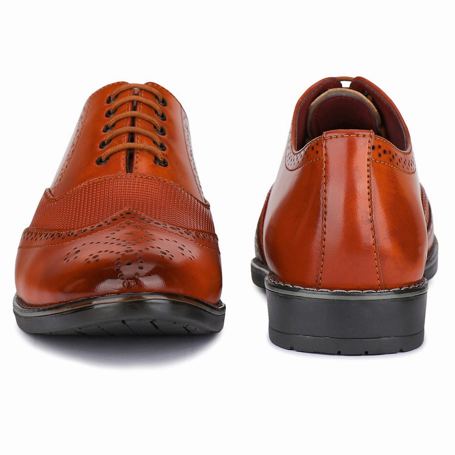 Drawings Of Ballet Slippers Bersache Comfortable Formal Outdoor Stylish Officewear Partywear Shoes For Men 9099 (Brown)