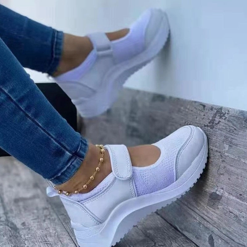 Boxing Shoes Casual Wear Women Shoes New Vulcanized Sneakers Women Platform