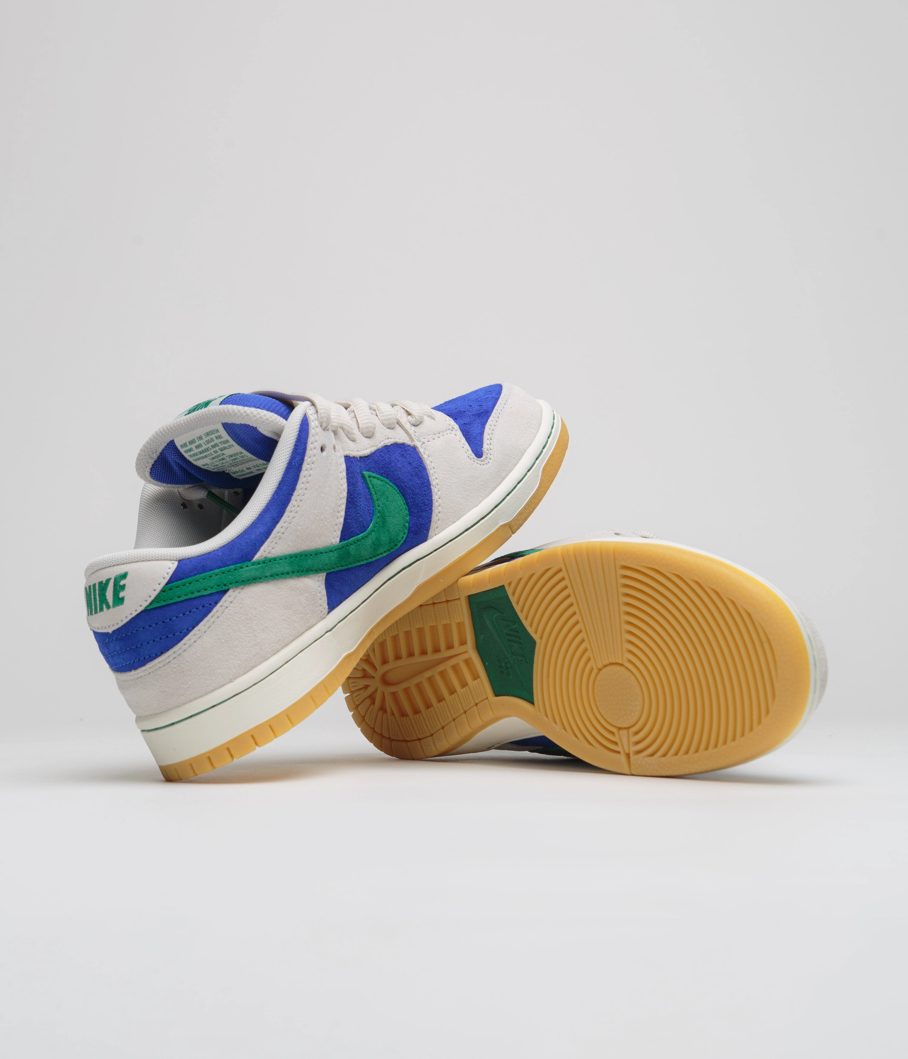 Asics Gel Peake 2 Cricket Shoes India Nike SB Dunk Low Pro Shoes - Phantom / Malachite - Hyper Royal