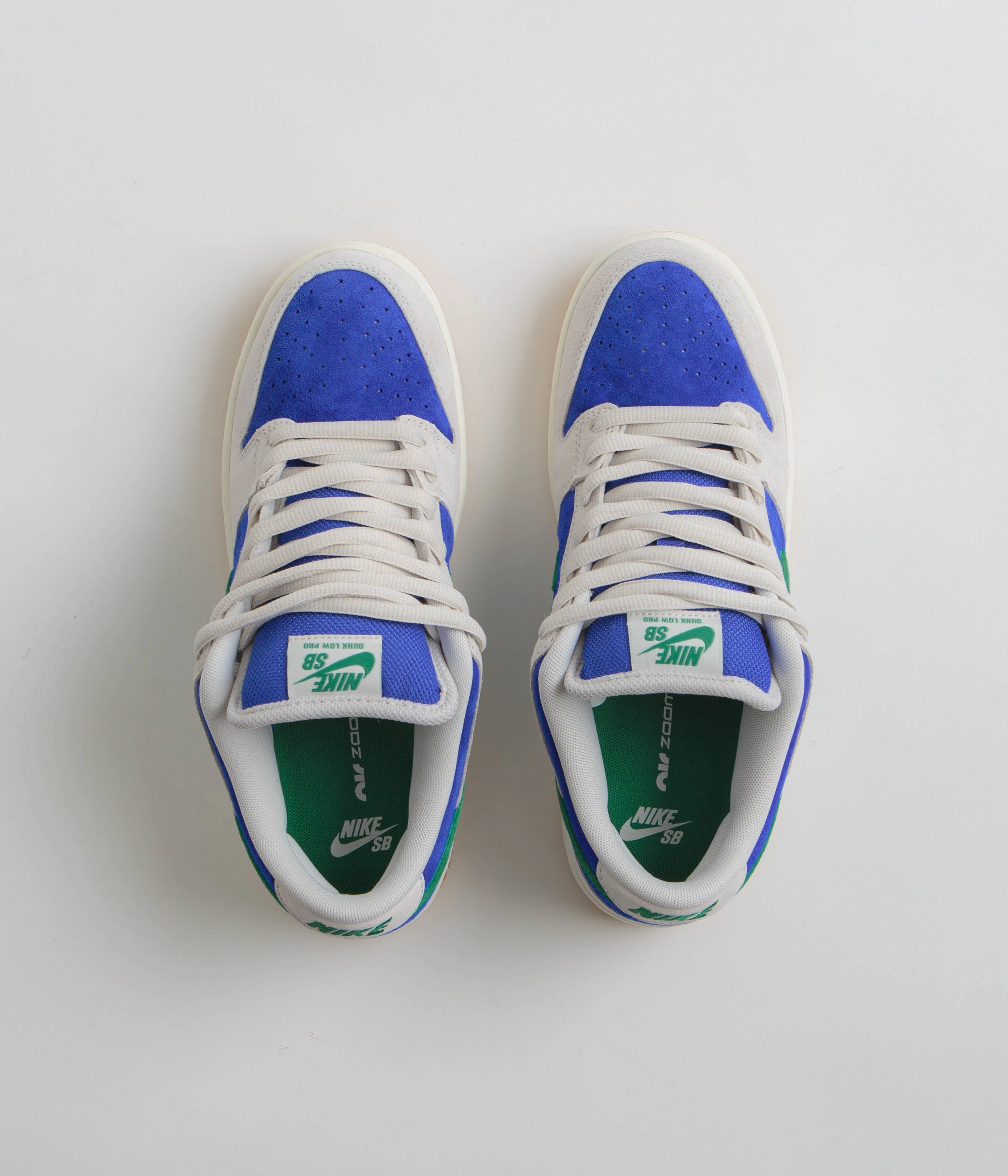 Nike SB Dunk Low Pro Shoes - Phantom / Malachite - Hyper Royal Best Asics Running Shoes For Shin Splints