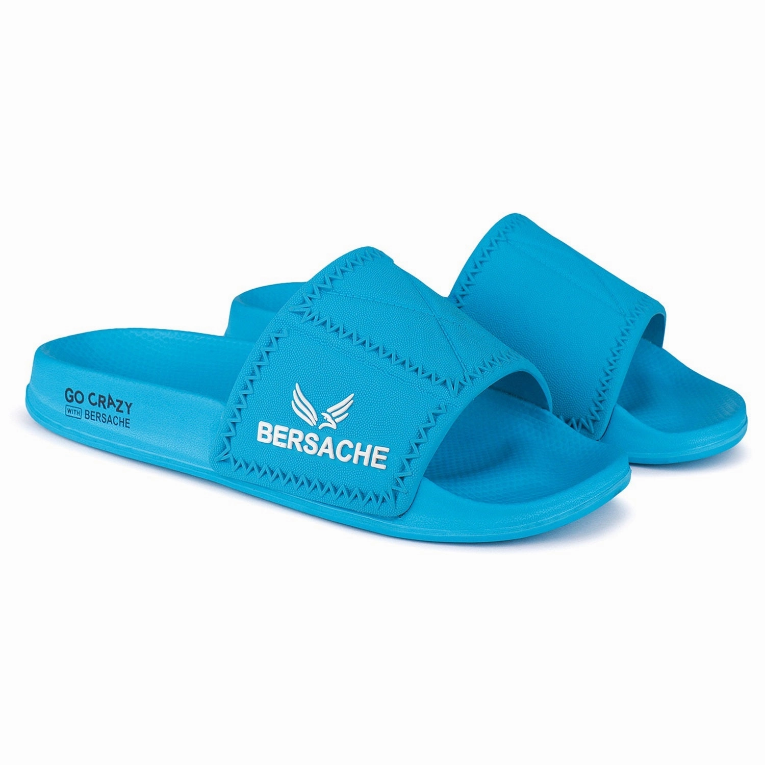 Japanese House Slippers Bersache Extra Soft Classic Casual with  Regular wear with Ultra Soft & Flexibility Technology Clogs for Men's & Boy's 6042 (Blue)