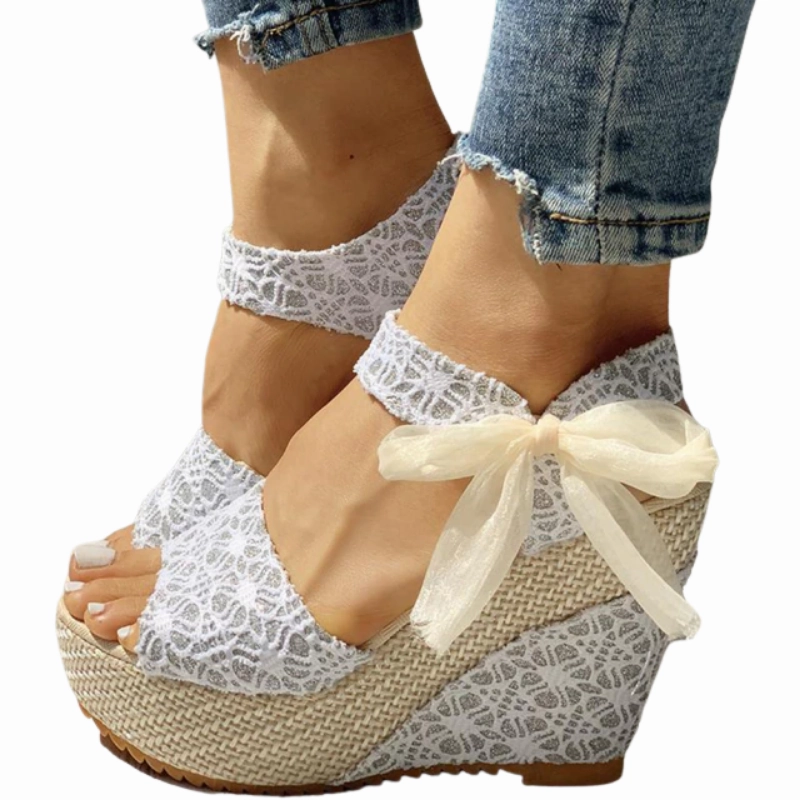 Womens wedge platform high heel sandals iciCosmetic Open Toed Sandals