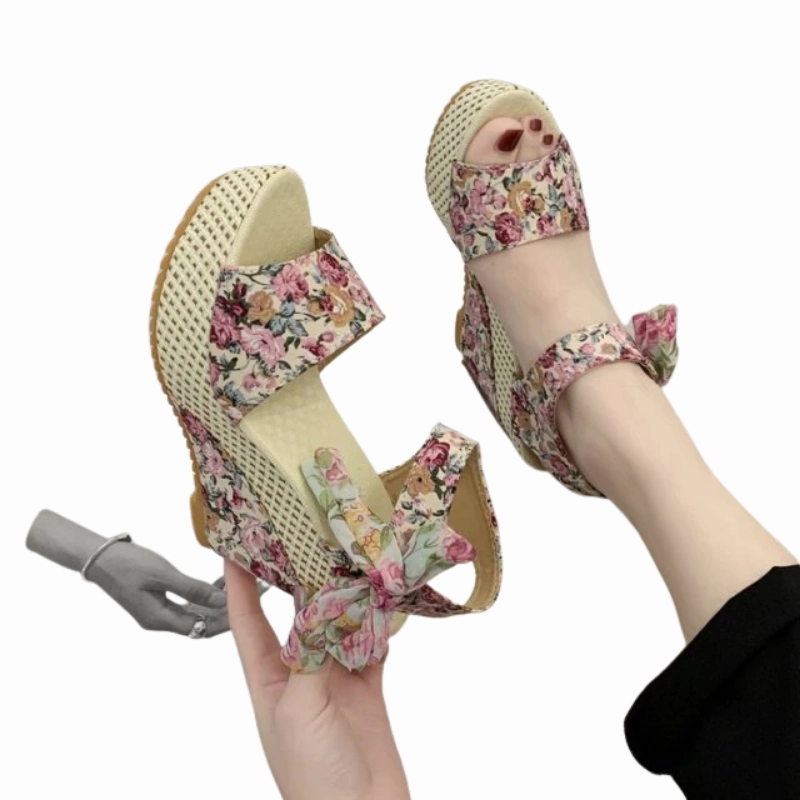 2 Inch Sandals 2025 Womens wedge platform high heel sandals iciCosmetic