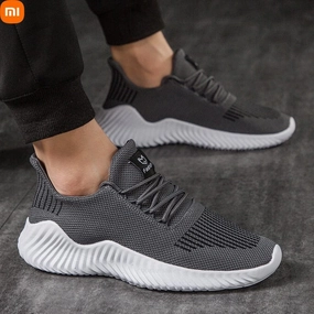 Best Shoes For Casual Dress Xiaomi Shoes Men High Quality Male Sneakers Breathable White Fashion Gym Casual Light Walking Plus Size Footwear Spring  New