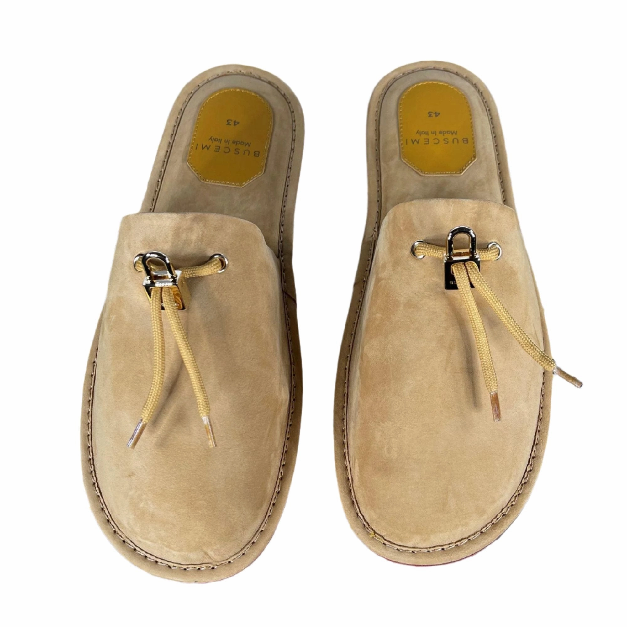 Unicorn Slippers Despicable Me Buscemi Men's Greenwich Wheat Gum Leather Slippers