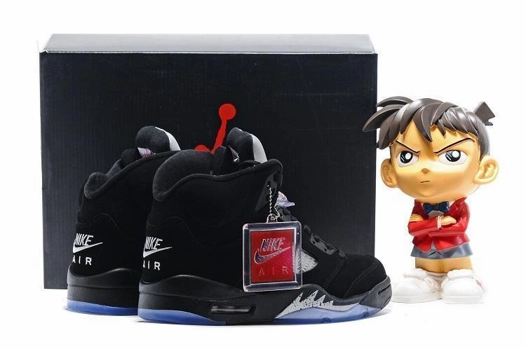 Asic Shoes For Underpronation Nike Air Jordan 5 Retro Black Metallic Men Shoes Sale