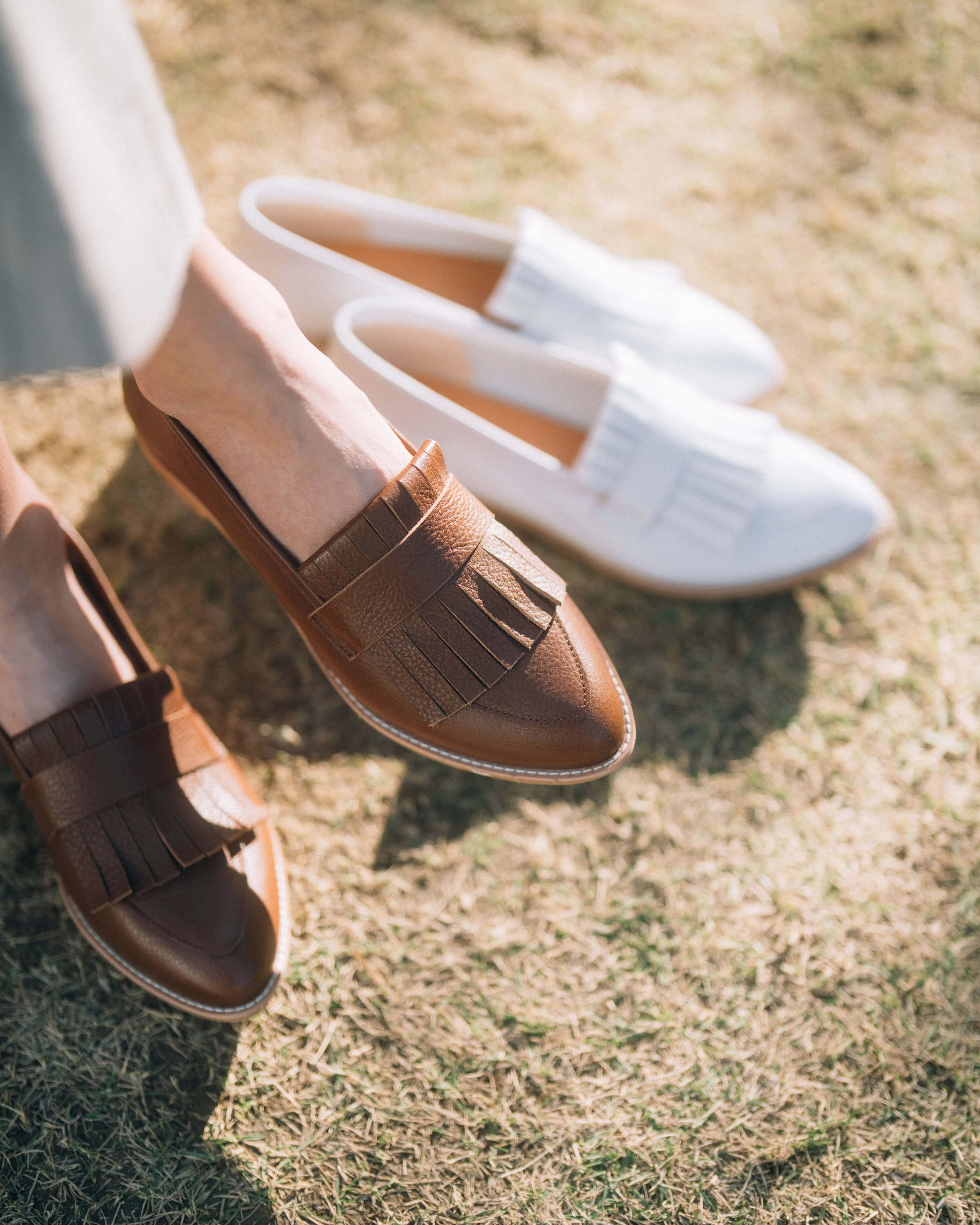Linen Loafers Amelie Loafer - Walnut Brown